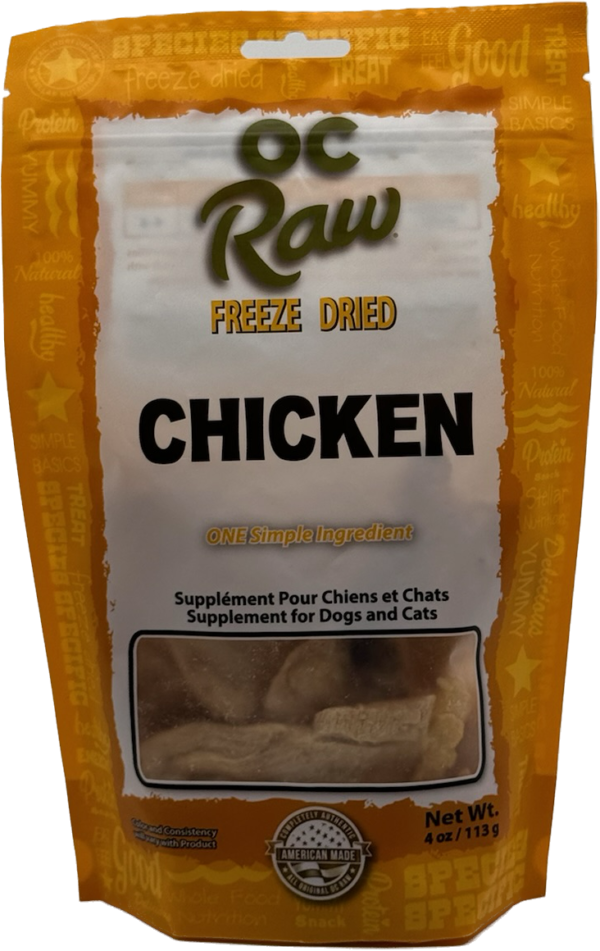 Chicken ~ 4 oz Freeze Dried – OC Raw Dog